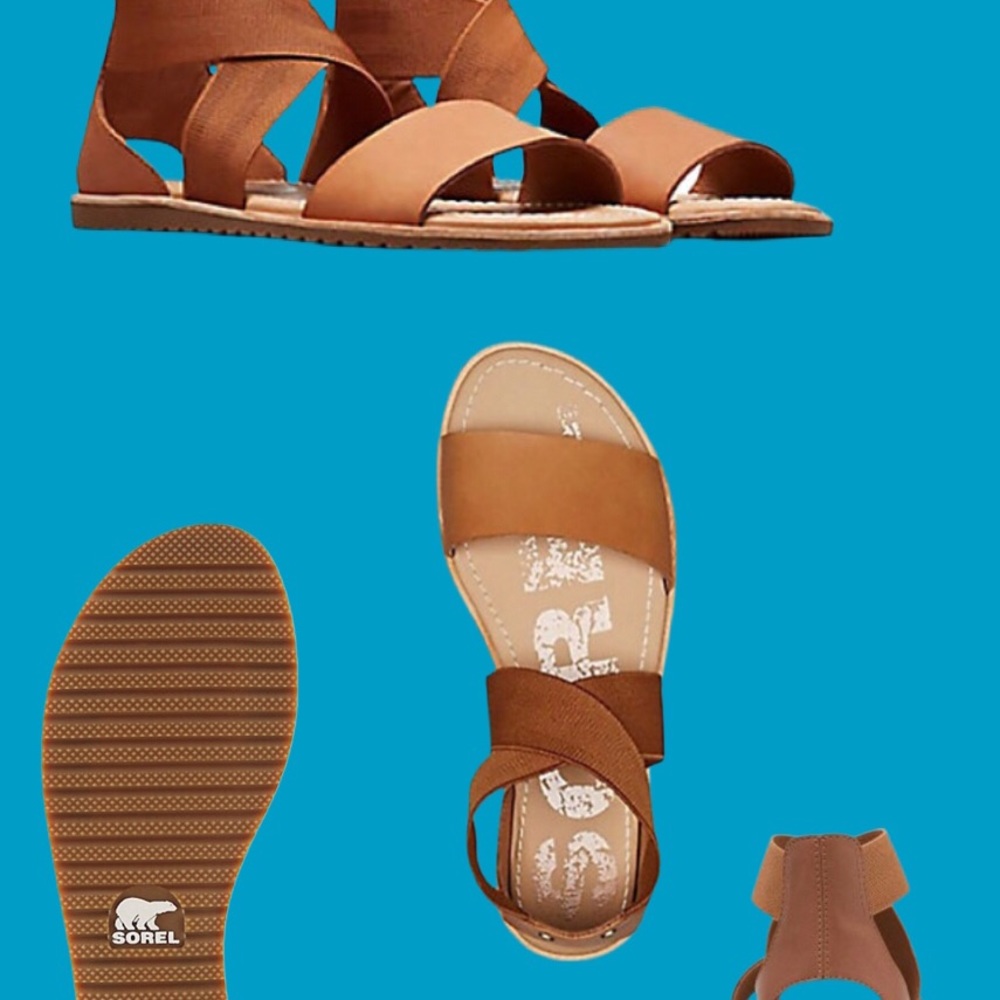 Sorel Ella sandals, gently used- like new